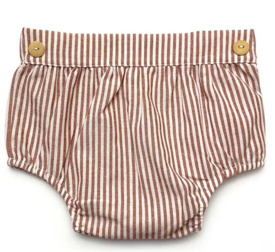 Culotte Abha - Rayures Chocolat
