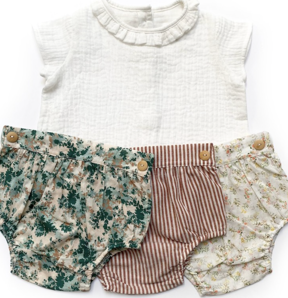 Culotte Abha - Rayures Chocolat