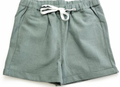 Short Raja - Coton lin céladon