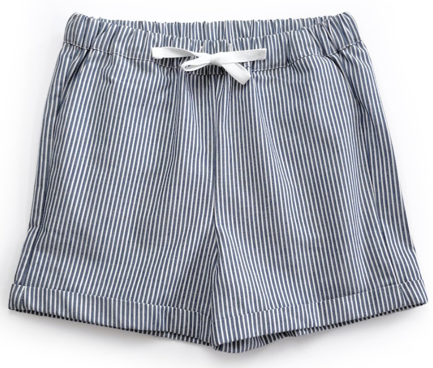 Short Raja - Rayures bleues