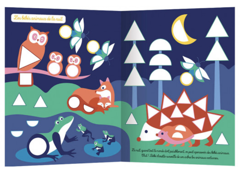 1000 Premières Gommettes Formes - Bébés Animaux