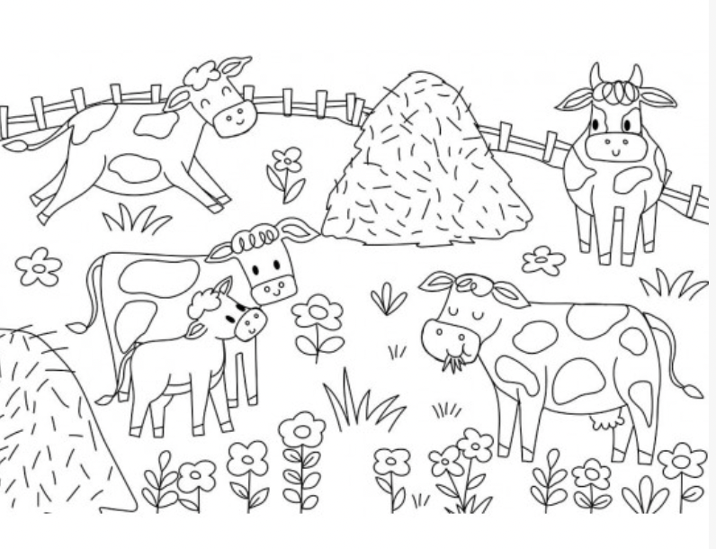 Mes Grands Coloriages - La ferme
