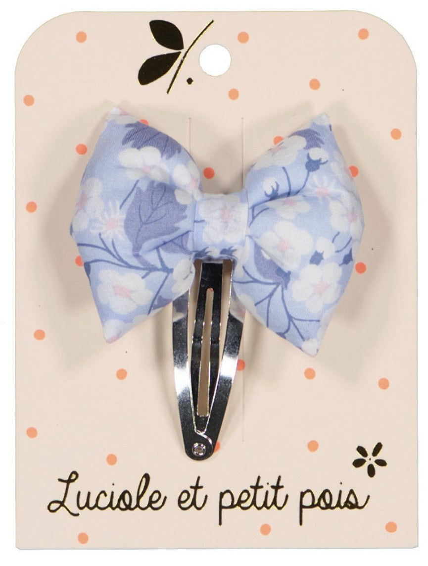 Barrette Noeud Papillon - Mitsi Jacinthe bleu