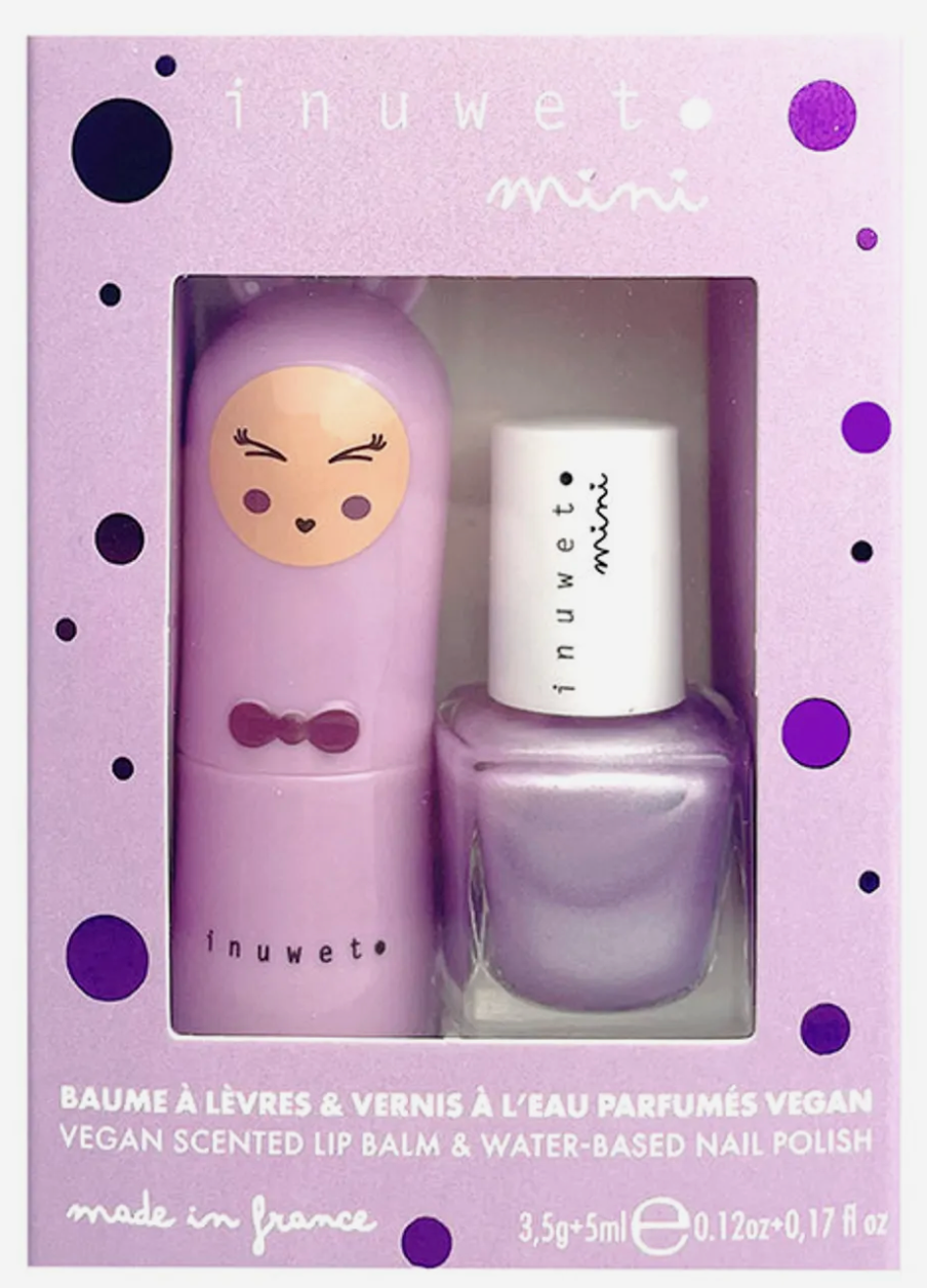 Coffret Vernis & Baume à lèvre