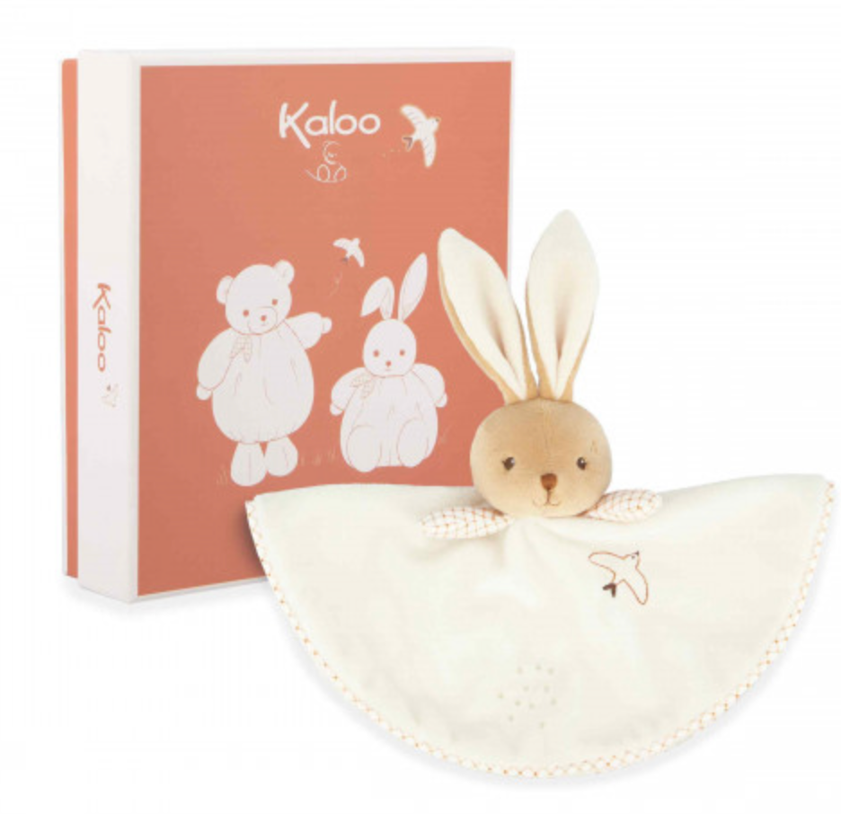 Doudou lapin rond