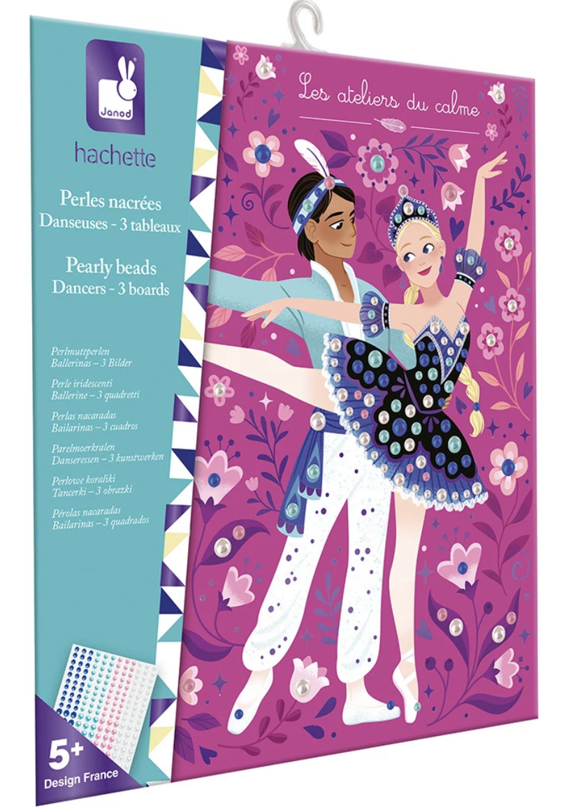 Pochette les ateliers du calme  - Perles nacrées Danseuses
