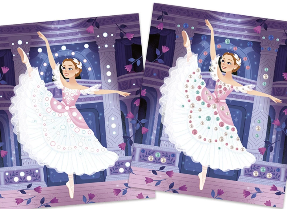 Pochette les ateliers du calme  - Perles nacrées Danseuses