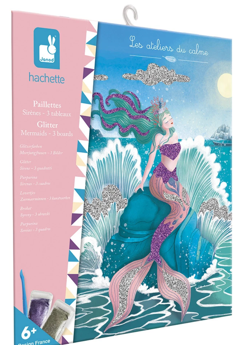 Pochette les ateliers du calme  - Paillettes Sirènes