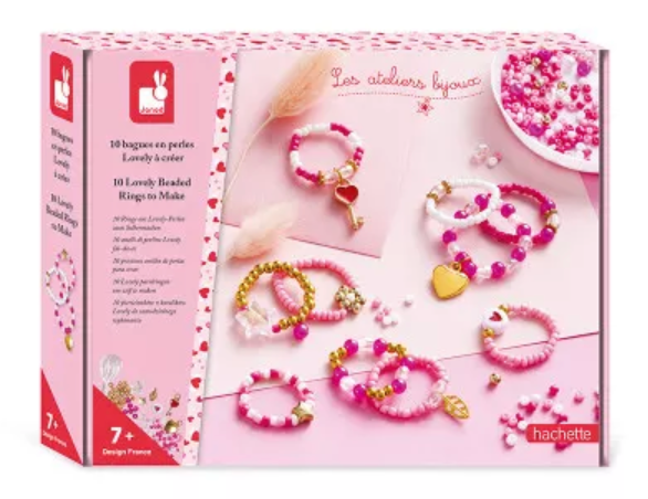 Les Ateliers bijoux - Bagues en perles LOVELY