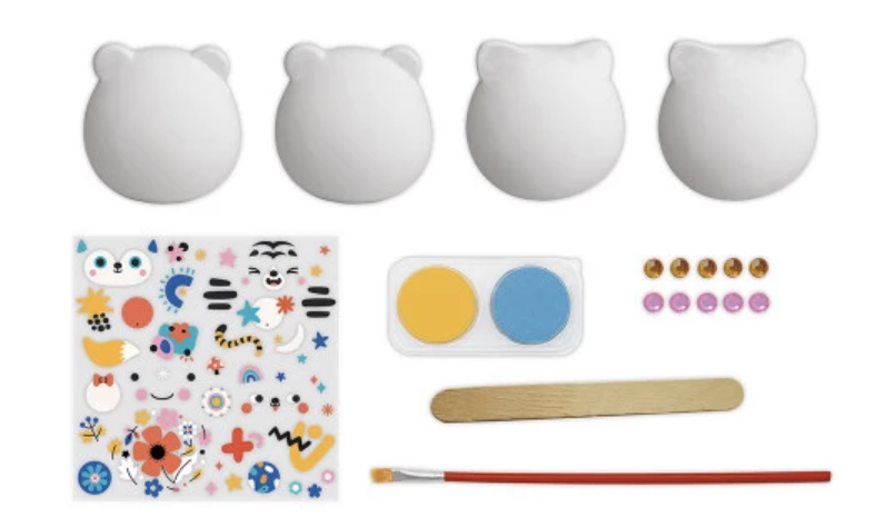 Les Ateliers déco - 6 animaux en plâtre à décorer