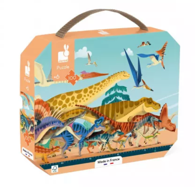 Puzzle panoramique - Dinosaures 100 PCS