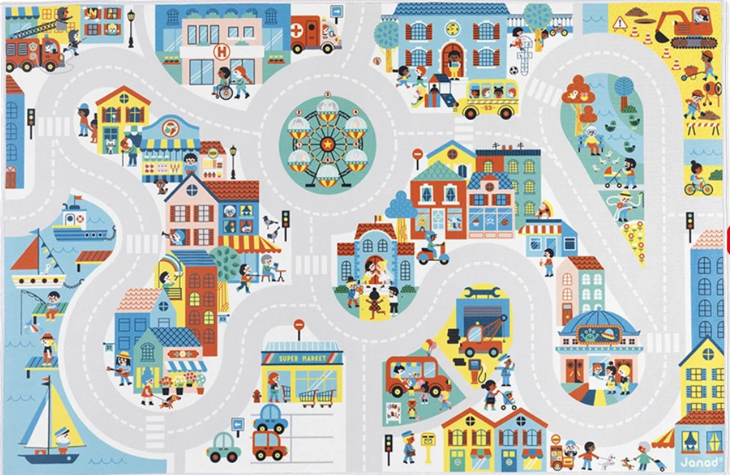 Tapis de voitures - La ville
