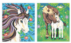 Les ateliers du calme - Peinture au numéro Aquarelle Chevaux