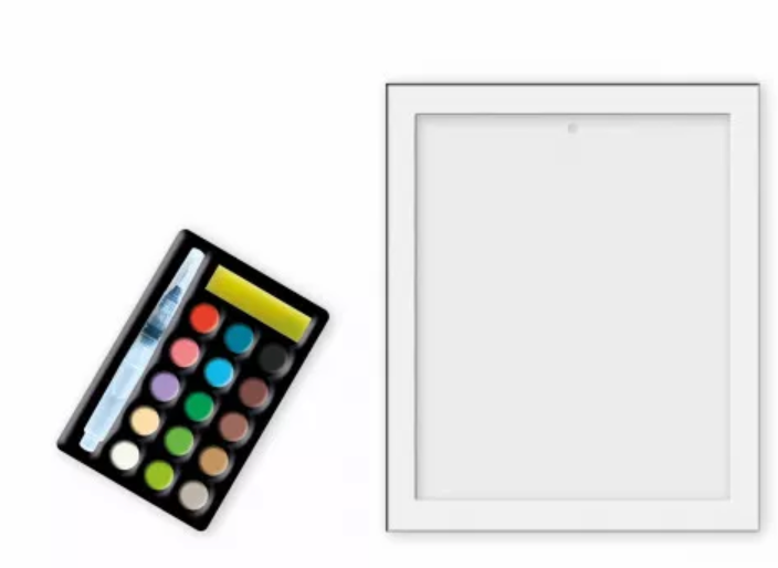 Les ateliers du calme - Peinture au numéro Aquarelle Chevaux