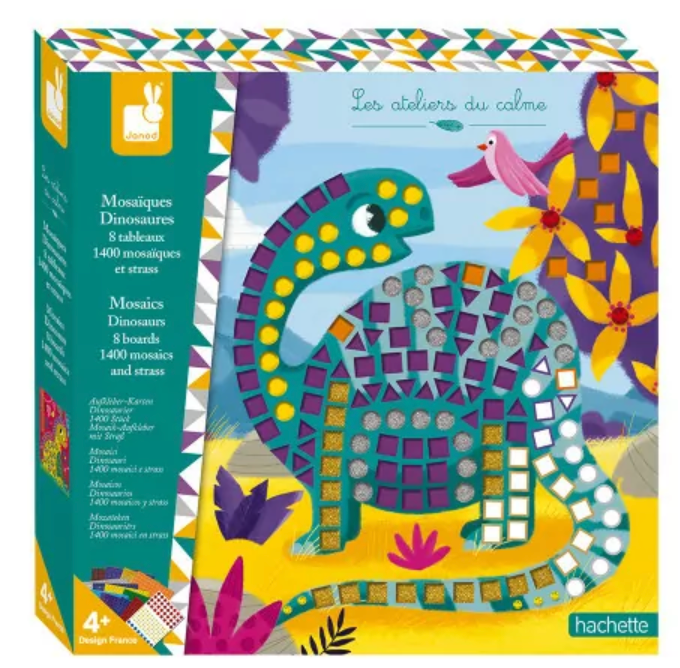 Les ateliers du calme - Mosaïques dinosaures