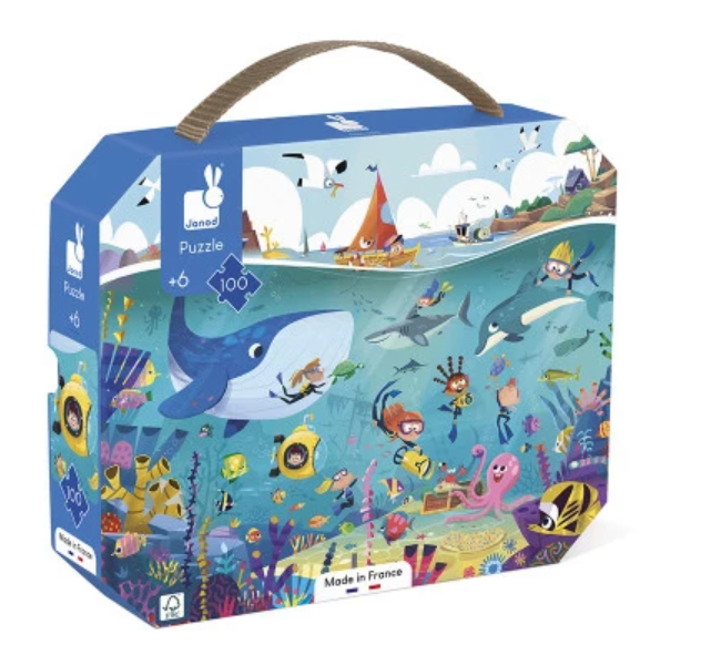 Puzzle 100 pièces - Les fonds marins