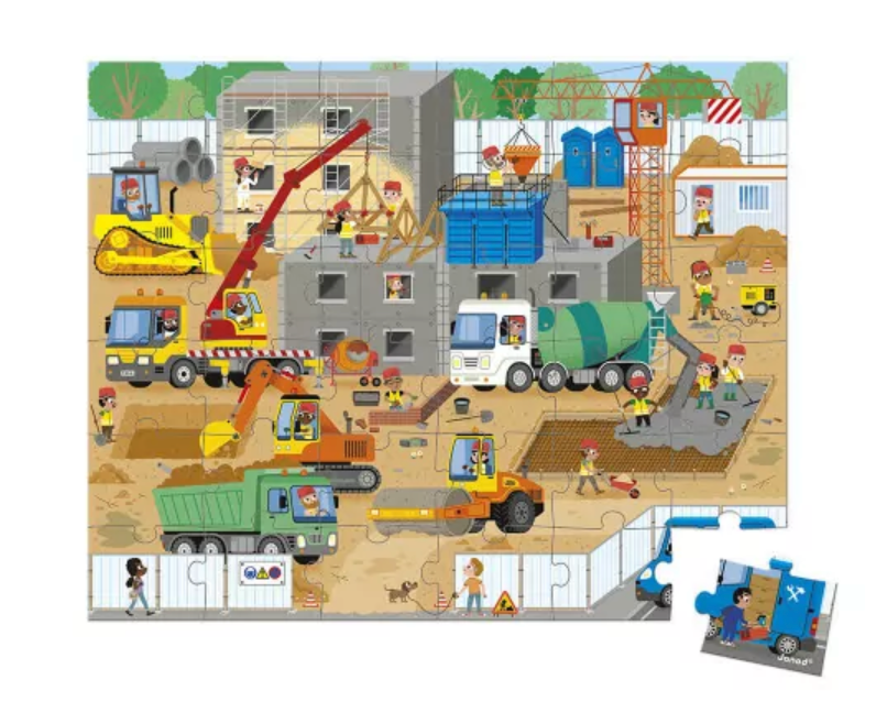 Puzzle 36 pièces - Chantier