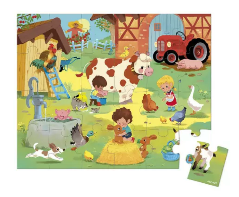 Puzzle 24 pièces - La ferme