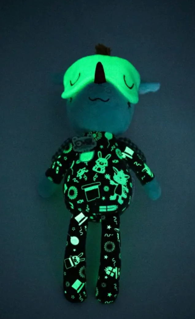 Ami de la nuit - Doudou phosphorescent JOE