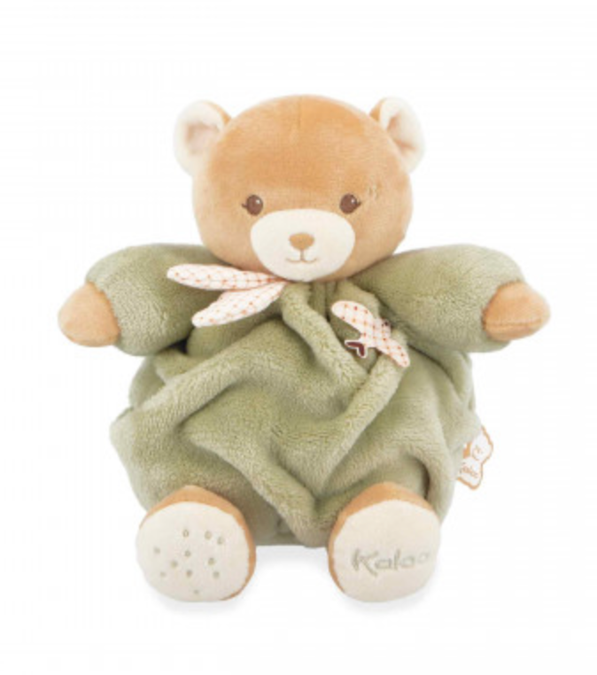 Patapouf ours - Vert - 17 cm