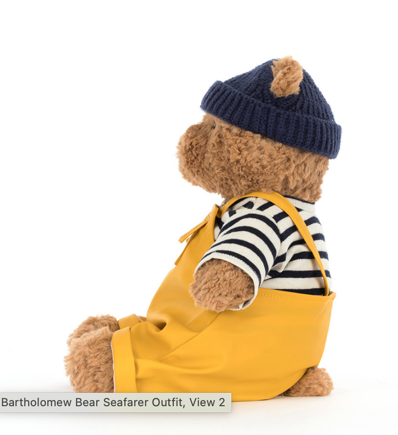 Peluche - Bartholomew Bear Seafarer Outfit