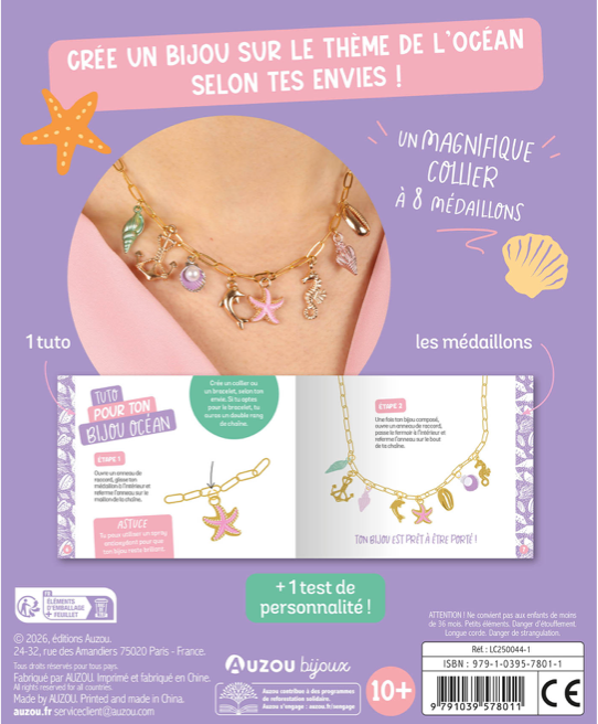 Mon collier à personnaliser - Auzou Bijoux