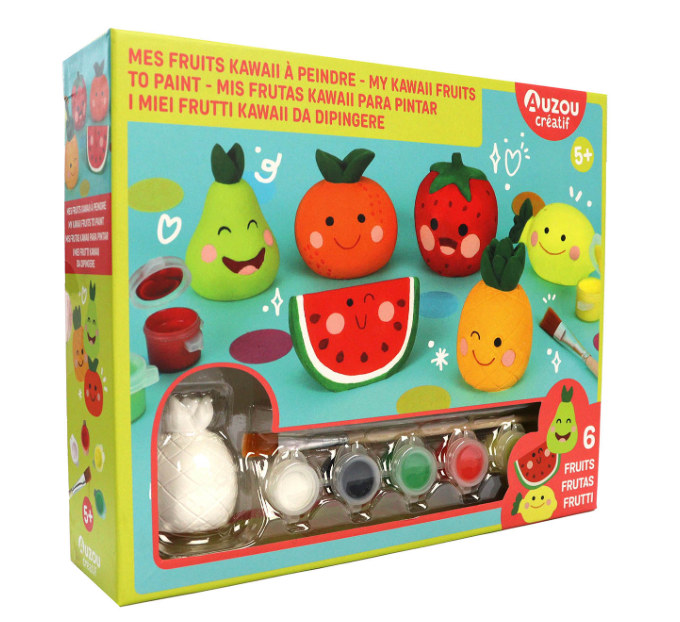 Mon coffret d'artiste - Mes fruits kawaii à peindre