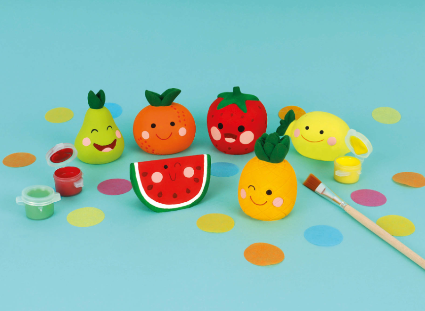 Mon coffret d'artiste - Mes fruits kawaii à peindre