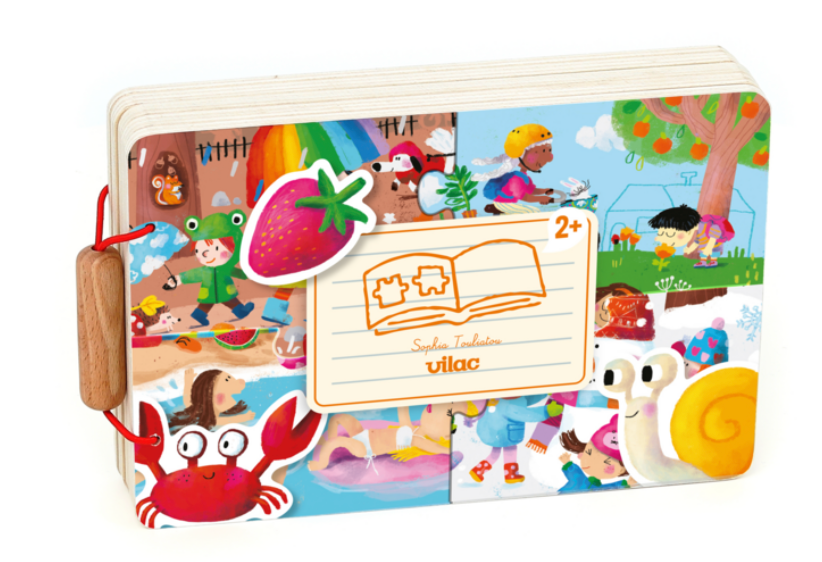 Livre puzzle en bois - Les 4 saisons