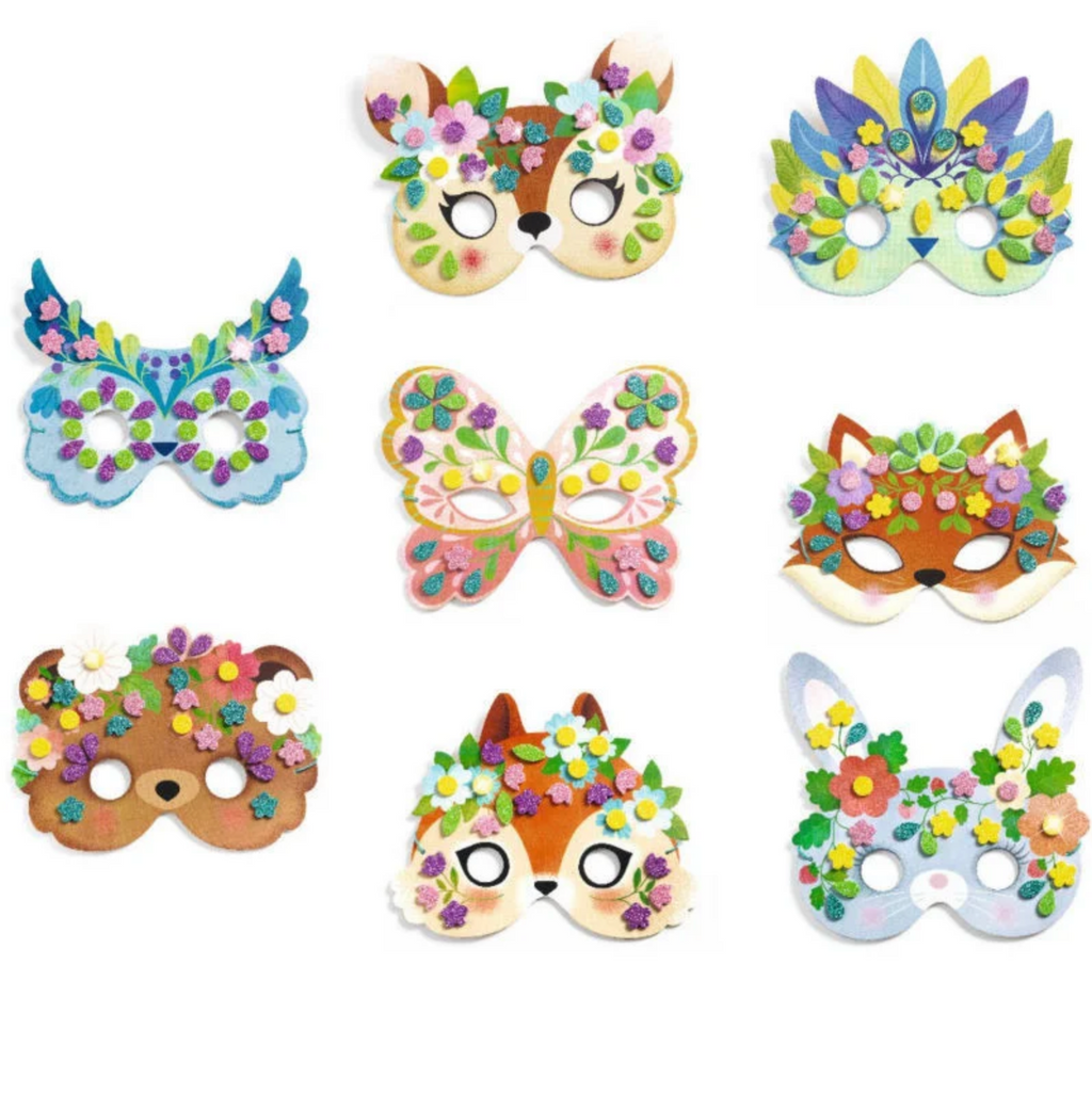 Masques DIY - Animaux de la forêt