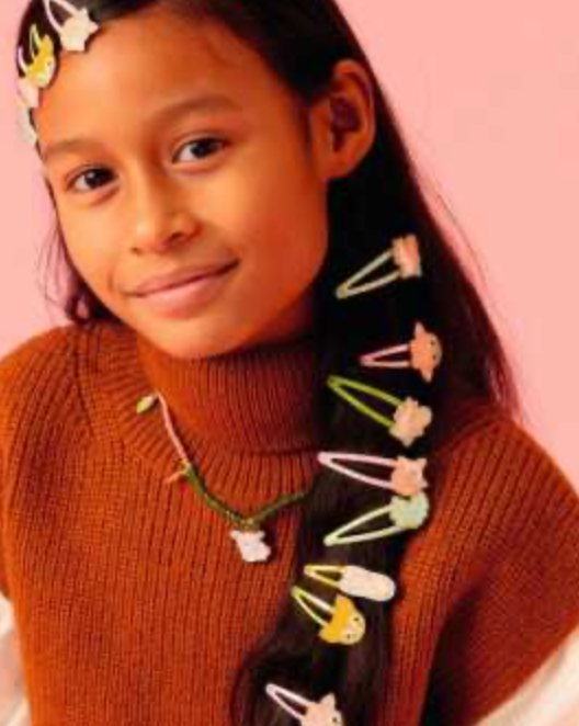 BARRETTES - Barrettes Hyacinthe x 3