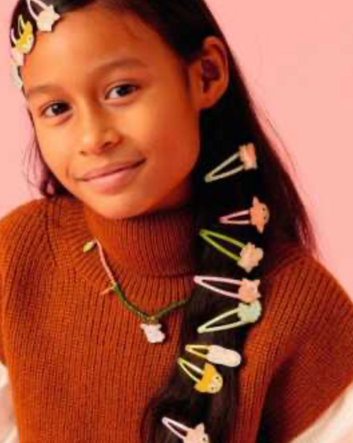 BARRETTES - Barrettes Hyacinthe x 3