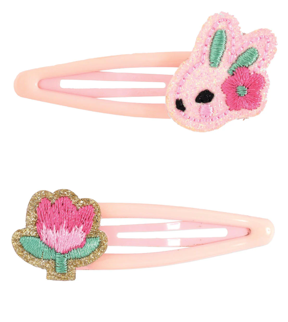 BARRETTES - Barrettes Anémone x2