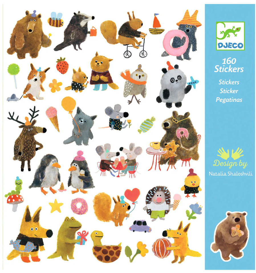 Stickers Autocollant - Fluffy Friends