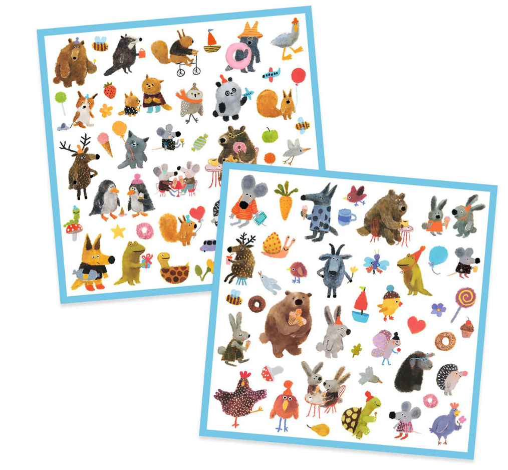 Stickers Autocollant - Fluffy Friends