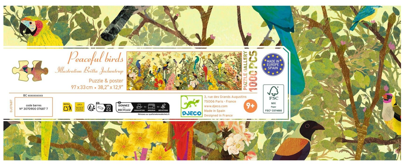 Puzzle Gallery 1000p - Peacefull birds