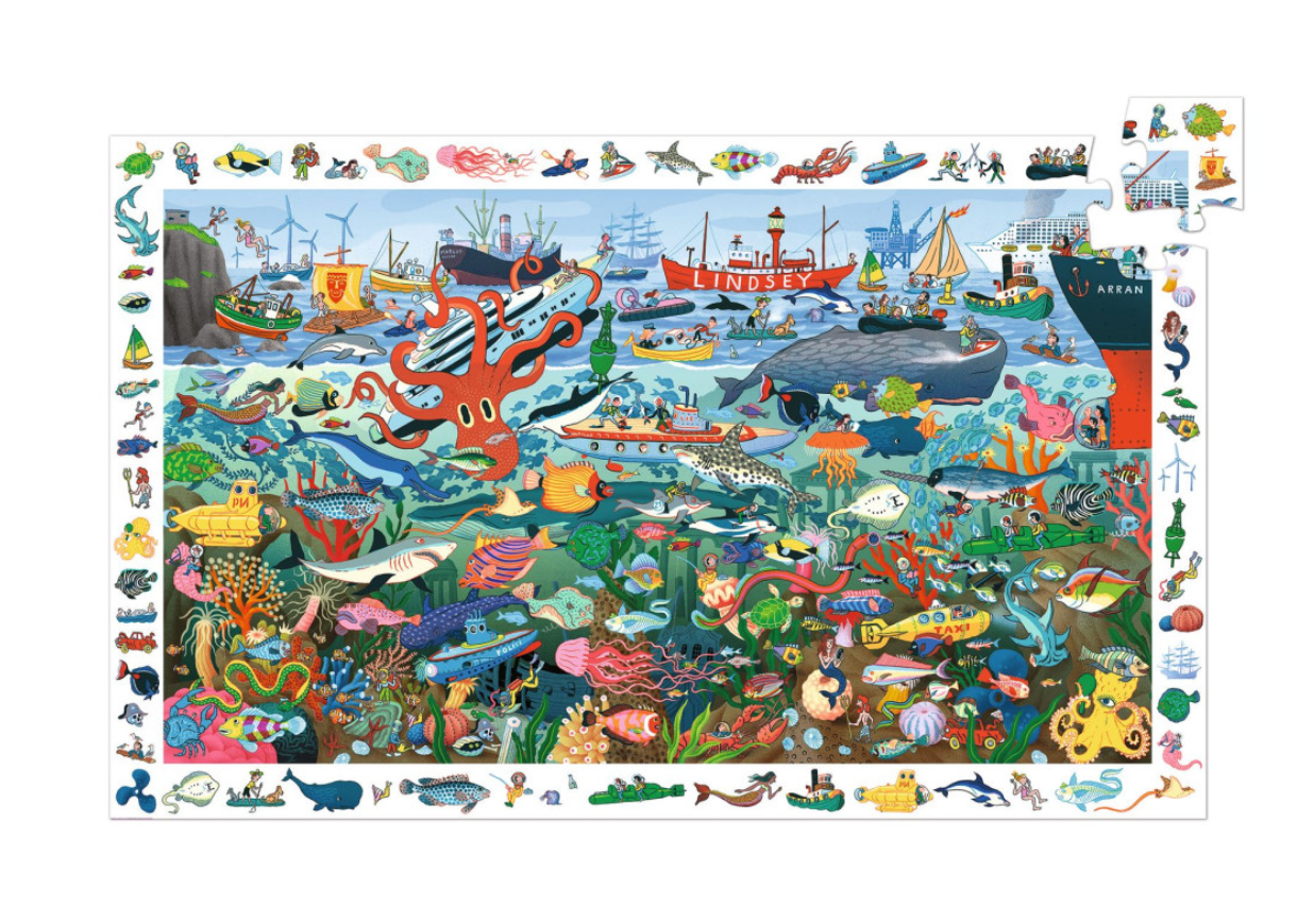 Puzzle Observation - Les secrets de la mer 200P