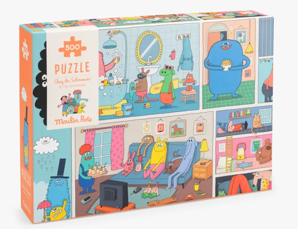 Puzzle 500p - Chez les schoumks