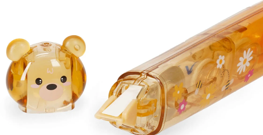 CORRECTEUR ET ROLLER DE COLLE - TEDDY BEAR