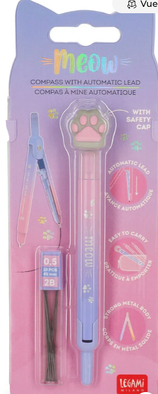 Compas à mine automatique - KITTY meow