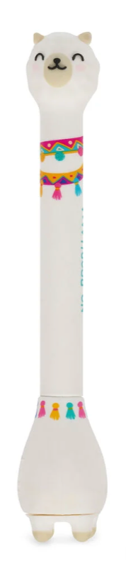 Stylo à bille avec base - Lama
