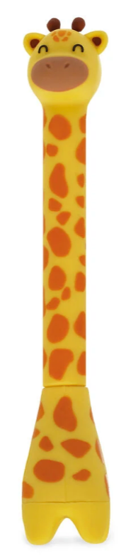 Stylo à bille avec base - Girafe
