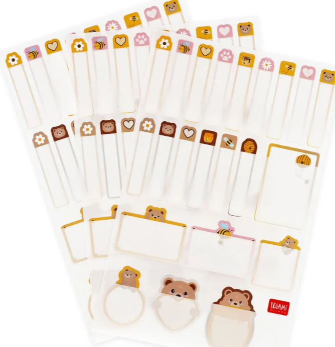 Set d'étiquettes - Kitty / Bear / Space