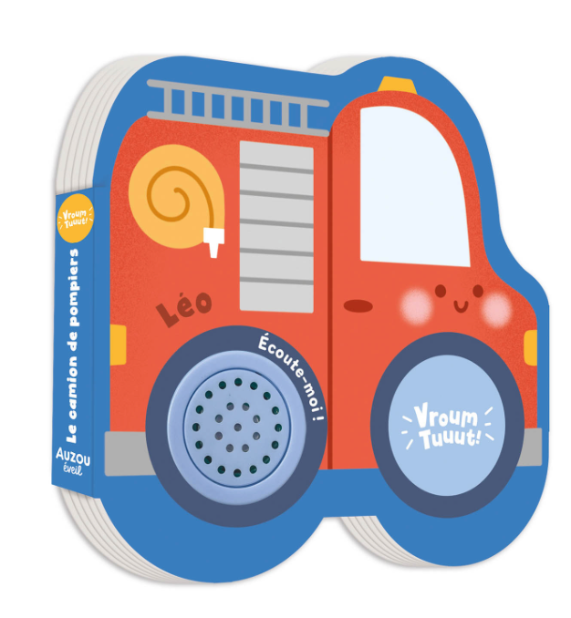 Petit véhicule sonore - Leo le camion de pompier