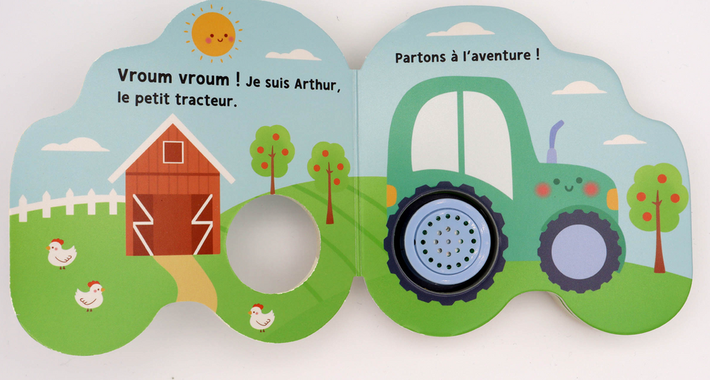 Petit véhicule sonore - Arthur de tracteur