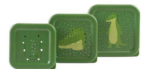 Boîtes à goûter - 3 pièces - Mr. Alligator