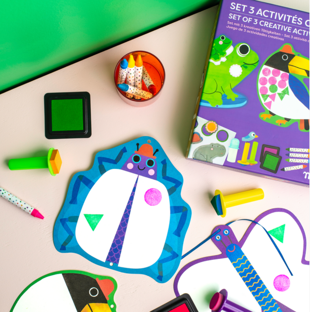 Set de 3 activités créatives - Les toupitis