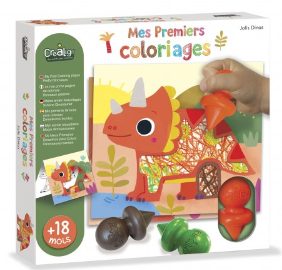 Mes 1ers Coloriages - Jolis Dinos