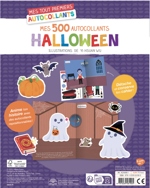 Mes 500 autocollants - Halloween