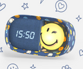 Dreamy Clock Smiley - Bleu